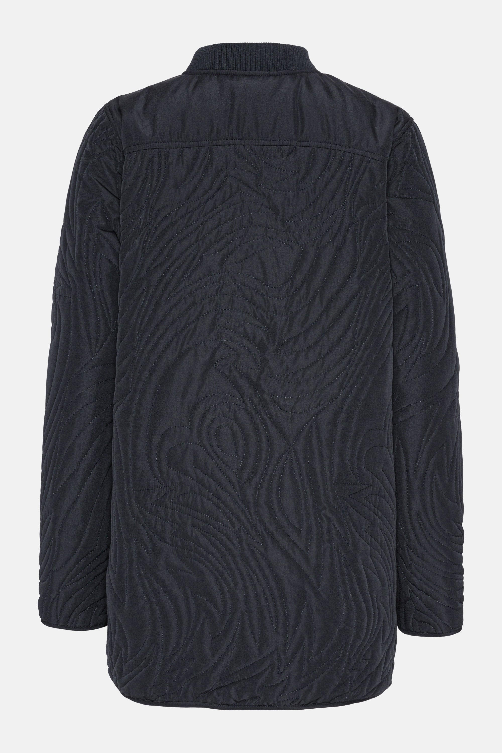 Kort Quiltet Jakke - Dark Indigo